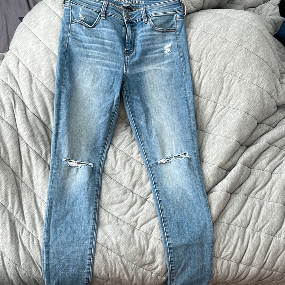 American Eagle Distressed Skinny Jeans